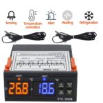 Controlador de Temperatura Digital Dual, STC-3008
