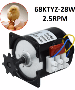 Motor Sincrono AC220V, 68KTYZ-28W-2.5RPM