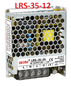 Fuente de Alimentacion Conmutada con Entrada AC220V, Salida 12VDC, 3A, LRS-35-12