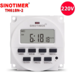 Temporizador Programable Semanal AC220V, TM618N-2