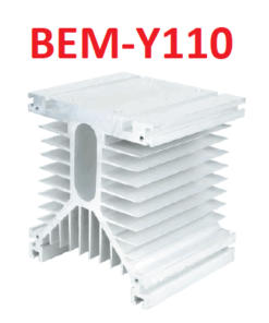 Radiador de Aluminio para Reles de Estado Solido Trifasico, BEM-Y110