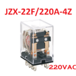 Rele de 14 Pines con 4NA/4NC, Voltaje de bobina 220VAC, JZX-22F/220A-4Z