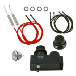 Encendedor con Pulsador a Bateria con Dos Salidas, SMT-DHQ008A/KG003/DHZX023-002/LJX001-002
