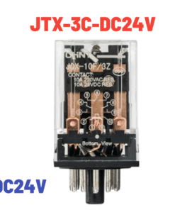 Rele de 11 Pines con 3NA/3NC, Voltaje de bobina 24V, JTX-3C-DC24V