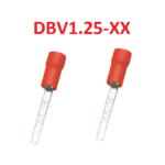 Terminales Aislados Tipo Punta Plana, DBV1.25-XX