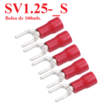 Terminal Preaislado de 100uds. Rojo 0.5~1.5mm², SV1.25-_S