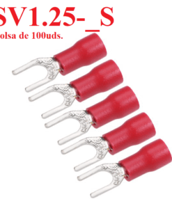 Terminal Preaislado de 100uds. Rojo 0.5~1.5mm², SV1.25-_S