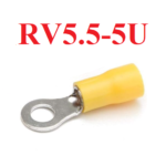 Terminal Ojal Preaislado Amarillo 4~6mm², RV5.5-5U