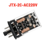 Rele de 8 Pines con 2NA/2NC, Voltaje de bobina 220VAC, JTX-2C-AC220V