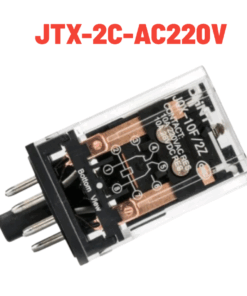 Rele de 8 Pines con 2NA/2NC, Voltaje de bobina 220VAC, JTX-2C-AC220V