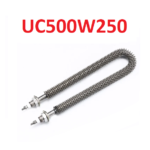 Resistencia Electrica con Aletas para Aire Tipo U, Consumo de 500W a 220VAC, UC500W250