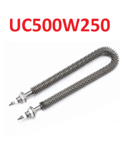Resistencia Electrica con Aletas para Aire Tipo U, Consumo de 500W a 220VAC, UC500W250