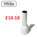 Terminal Punta Tubular Pin Preaislado Blanco 10mm², E10-18
