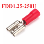 Terminal Hembra Preaislado Rojo 0.5~1.5mm², FDD1.25-250U