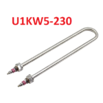 Resistencia Electrica Tubular para Liquidos con Consumo de 1.5KW a 220VAC, U1KW5-230