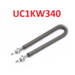 Resistencia Electrica con Aletas para Aire Tipo U, Consumo de 1KW a 220VAC, UC1KW340