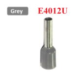 Terminal Punta Tubular Pin Preaislado Gris 4.0mm², E4012U