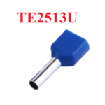 Terminal Punta Tubular Pin Preaislado Azul 2x2.5mm², TE2513U
