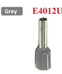 Terminal Punta Tubular Pin Preaislado Gris 4.0mm², E4012U