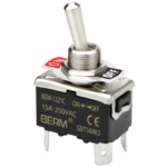Interruptor de Palanca Metalico con Doble Polo Simple Tiro, BEM-1221C