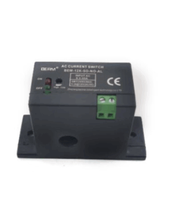 Interruptor de Detección de Corriente Ajustable 0.5-50A, Prueba de Fuego, BEM-12K-SD-NO-AL