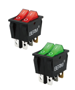 Interruptor de tipo Barco o Basculante Doble AC220V, KCD3-_-D