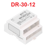 Fuente de Alimentacion Conmutada Tipo Riel con Entrada AC220V, Salida 12VDC, 2A, DR-30-12