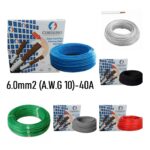 Cable Flexible marca CORDEIRO 40A (A.W.G 10), COR6.0_