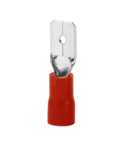 Terminal Macho Preaislado Rojo de 0.5-1.5MM2 TOSUN por unidad, MDD1.25-250U