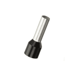 Terminal Punta Tubular Pin Preaislado Negro de 1.5MM2, E1510U
