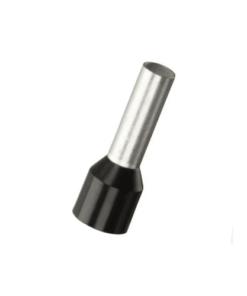 Terminal Punta Tubular Pin Preaislado Negro de 1.5MM2, E1510U