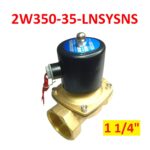 1 1/4" Electrovalvula Para Gas, Agua, Aceite y Aire, 2W350-35-BLW