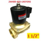 1 1/2" Electrovalvula Para Gas, Agua, Aceite y Aire, 2W400-40D-BLW