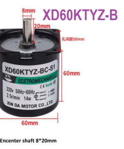 Motor Sincrono 14W AC220V, XD60KTYZ-B-_
