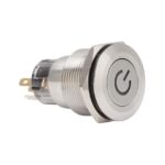 Boton Pulsador Metalico de 22mm con Logo Iluminado, BEM-22-11D-S-_
