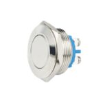 Boton Pulsador Metalico de 22mm, BEM-22-10__