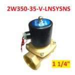 1 1/4" Electrovalvula Para Gas, Agua, Aceite y Aire, 2W350-35-V-BLW