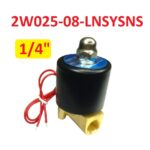 1/4" Electrovalvula Para Gas, Agua, Aceite y Aire, 2W025-08-BLW