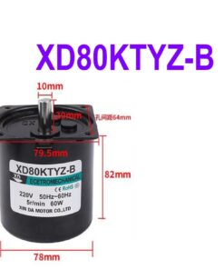Motor Sincrono 60W AC220V, XD80KTYZ-B-_