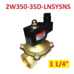 1 1/4" Electrovalvula Para Gas, Agua, Aceite y Aire, 2W350-35D-BLW