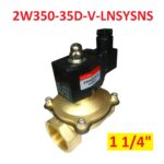 1 1/4" Electrovalvula Para Gas, Agua, Aceite y Aire, 2W350-35D-V-BLW