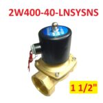 1 1/2" Electrovalvula Para Gas, Agua, Aceite y Aire, 2W400-40-BLW