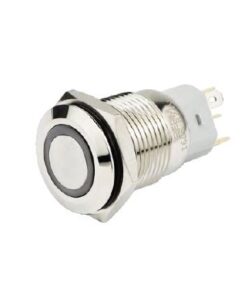 Boton Pulsador Metalico de 16mm con Anillo Iluminado, BEM-16-11D-A-_