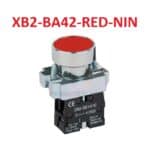 Boton Pulsador NC Color Rojo, XB2-BA42-RED-NIN