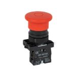 Boton Parada de Emergencia Cabeza de Hongo Rojo, XB2-ES542-RED-NIN