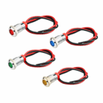 Lampara Indicadora Led Metálica de 10mm 220VAC IP67