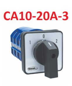 Interruptor de Transferencia Universal TOSUN ON-OFF-ON, CA10-20A-3