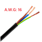 Cable de Cobre Flexible Triple y Aislado (3X1.5mm2), SILPP3X1.5