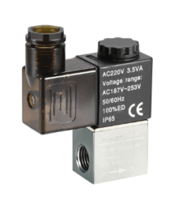 Electrovalvula para Aire Agua y Aceite (2/2) 220VAC, 2V025-0__-A-2/2-BLW