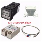 Kit Controlador de Temperatura de 4 piezas, KIT-C100V*DA-60DA